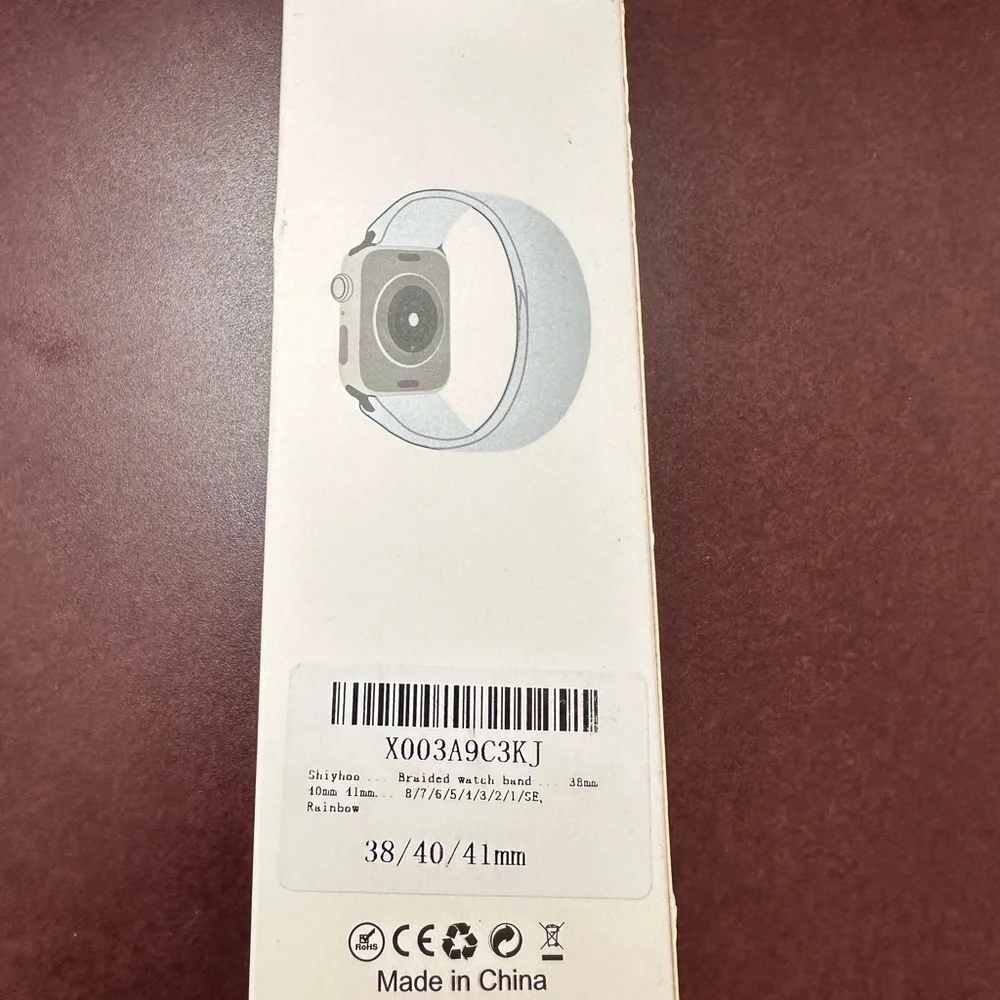 Nylon Elastic Stretchy Braided Solo Loop Compatible With Apple Watch Band‎ Ultra